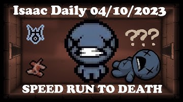 SPEED RUN TO DEATH - Binding Of Isaac Repentance Daily - 04/10/2023