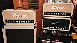 Scott Kroeker (Amp Tech for REVV Amps and Guitarist for ‘Sevens End’) enjoys his Wangs #1987HW