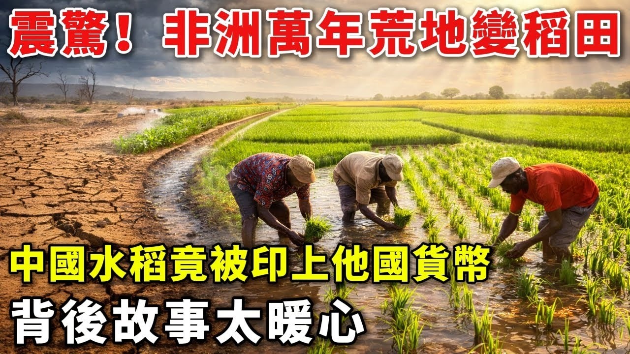 震驚！非洲萬年荒地變稻田，中國水稻竟被印上他國貨幣，背後故事太暖心