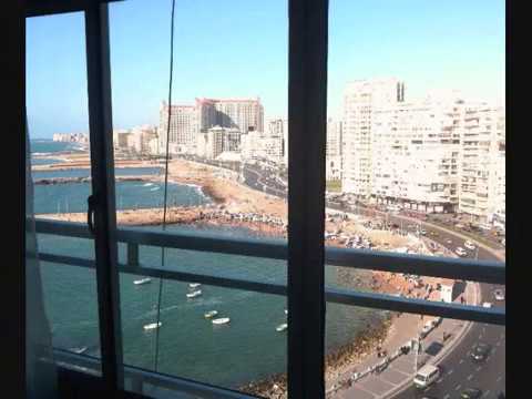 شقة مفروشة للايجار الدور ١٢ اول نمرة من البحر سيدى بشر الاسكندرية عقارك دوت كوم