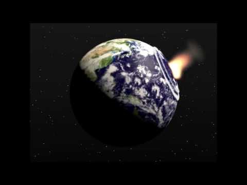 Blender Asteroid hit animation