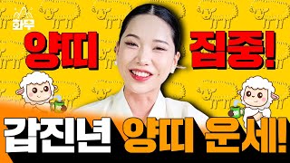 [#신점] 2024갑진년 양띠운세! 합격! 부동산! 취업! 문서의 운이 쏟아진다!! 소호당 #양띠 #양띠운세
