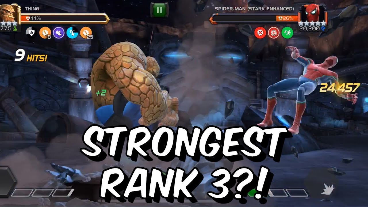 4 Star Thing DESTROYS Act 5 Content at Rank 3!!! - Gameplay - Marvel Contest Of Champions