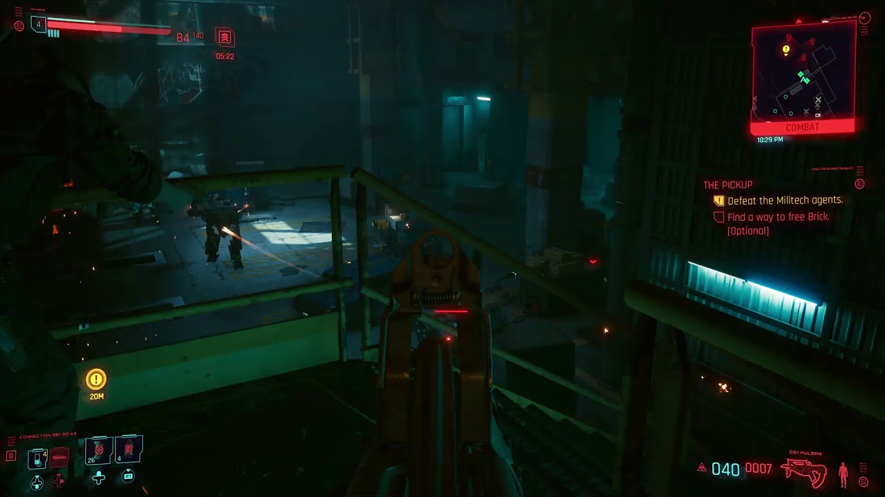 Nathan Meyer playing Cyberpunk 2077