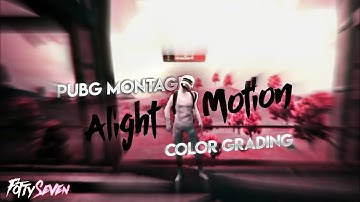 Epic Montage Colour Grading In Android ⚡| Alight motion Cc+ Sky Glow #Tutorial | Pt-2 | Fotty seven