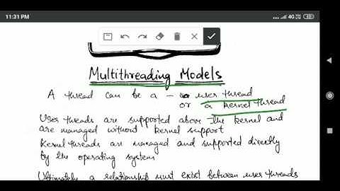 Operating System: Multi threading Models, many to one, one to one, many to many model