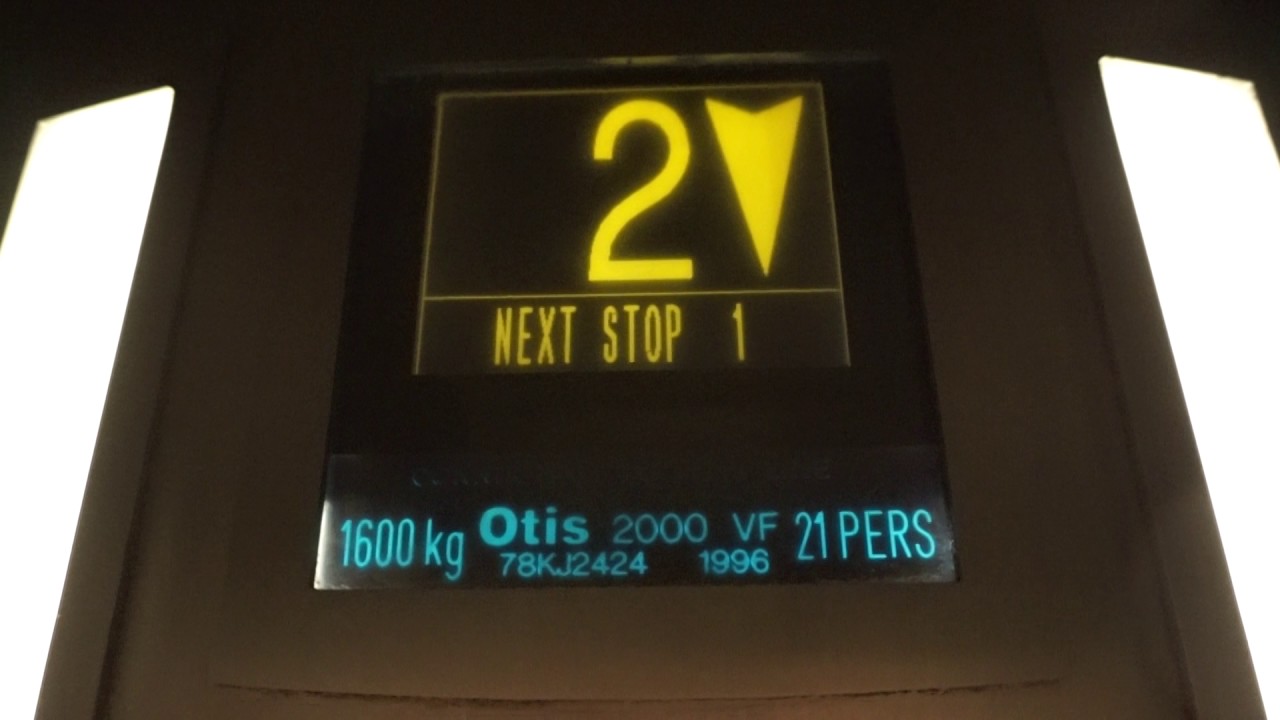 1996 Otis 2000 VF lift (elevator) at Putney Exchange London UK