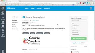 Importing Elementary Template from Commons