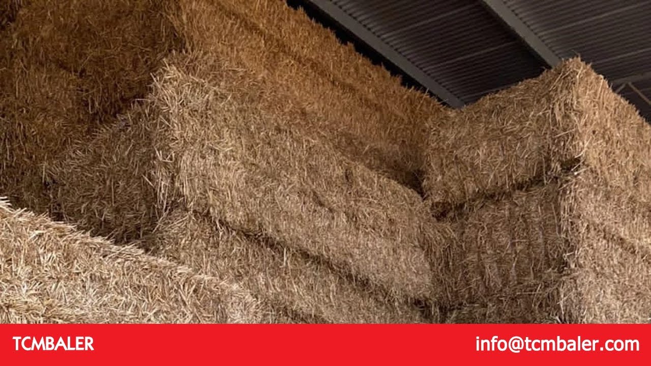 Manual mini silage hay baler press