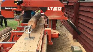 Gedrehte Balken, Wood-Mizer Lt20