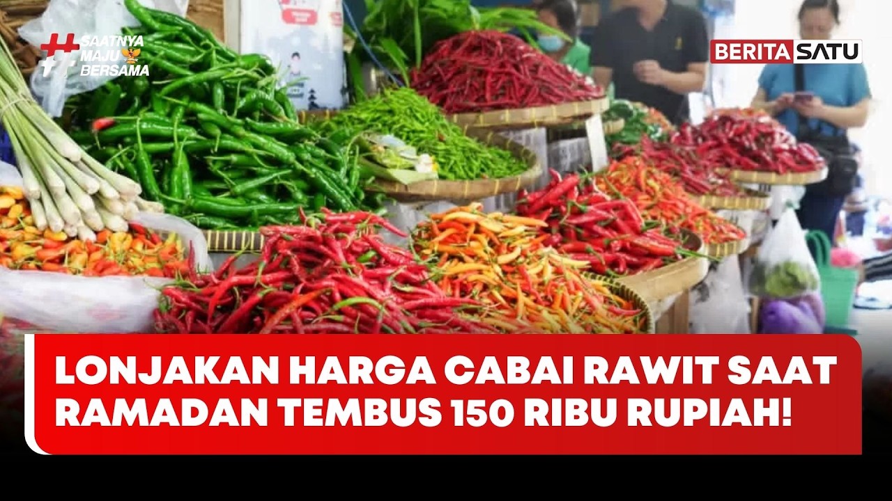 Lonjakan Harga Cabai Rawit Saat Ramadan Tembus 150 Ribu Rupiah #beritasatu