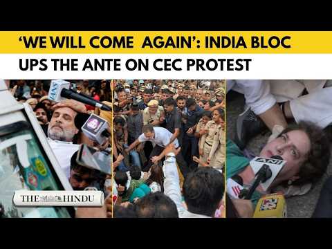 CEC row: Delhi Police detain Rahul, Mallikarjun Kharge, and several senior Opposition leaders