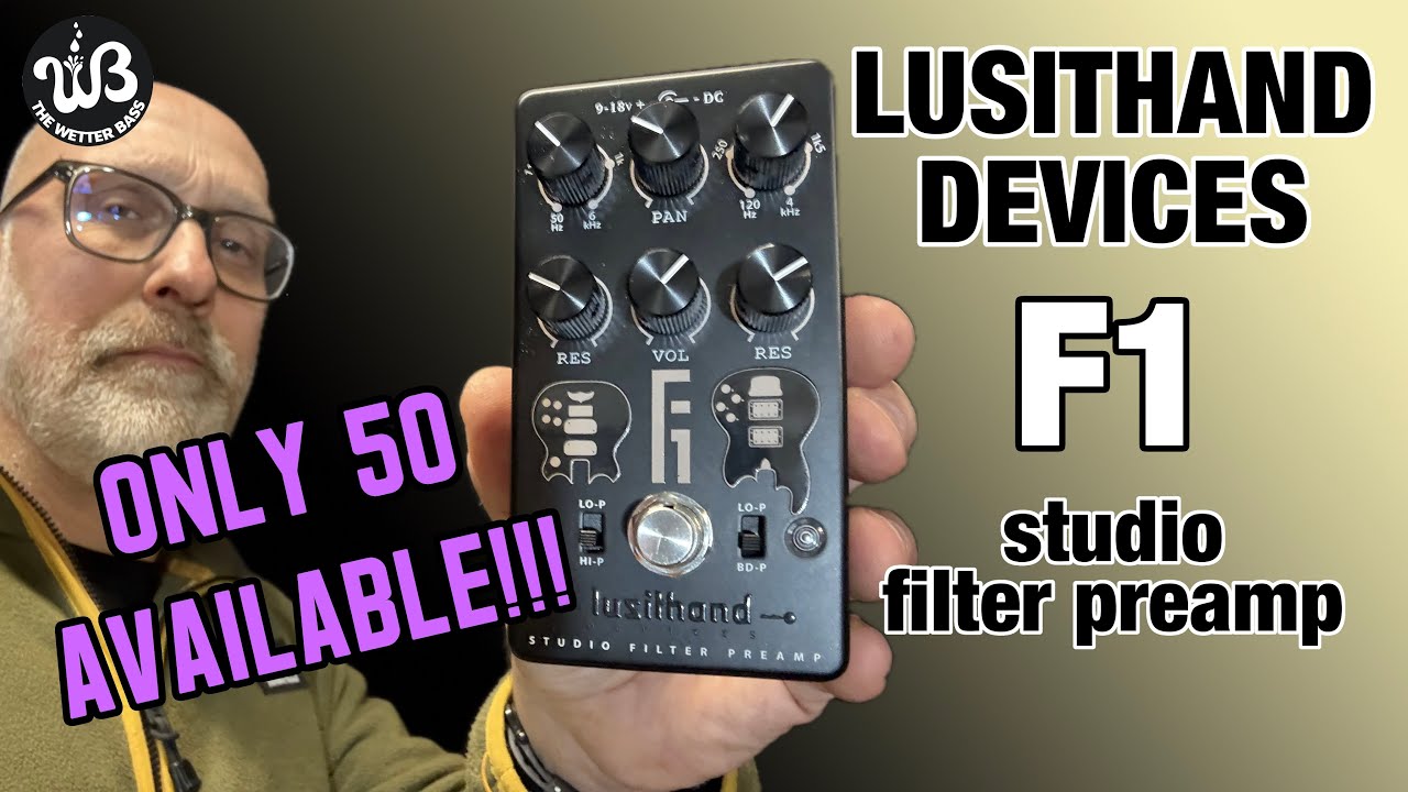 Решение для формирования басового звучания. Студийный фильтр-предусилитель Lusithand Devices F1.
