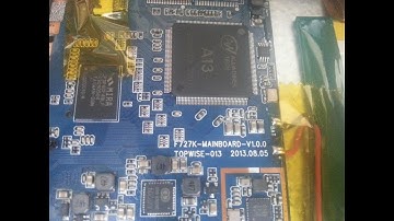 Upgrade System for Tablette China CPU A13 Board ID (f727k-mainboard-v1.0.0)
