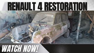 Renault 4 full bodywork and respray.