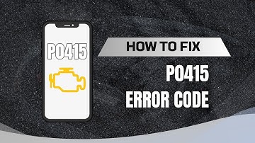 Top MECHANIC Reveals Best P0415 Fix Techniques