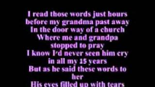 Collin Raye If you get there before I do lyrics chords