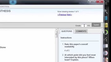 InSite MindApp - Instructor: Grading InSite MindApp PeerMark Assignments