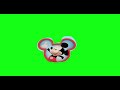 Disney Junior Mickey Mouse Clubhouse Mousehead Animation Green Screen Free To Use 