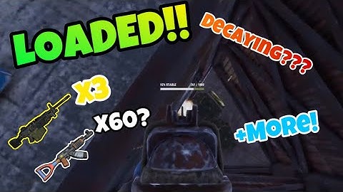 Raiding A LOADED Decaying Base! - Rust Console Edition