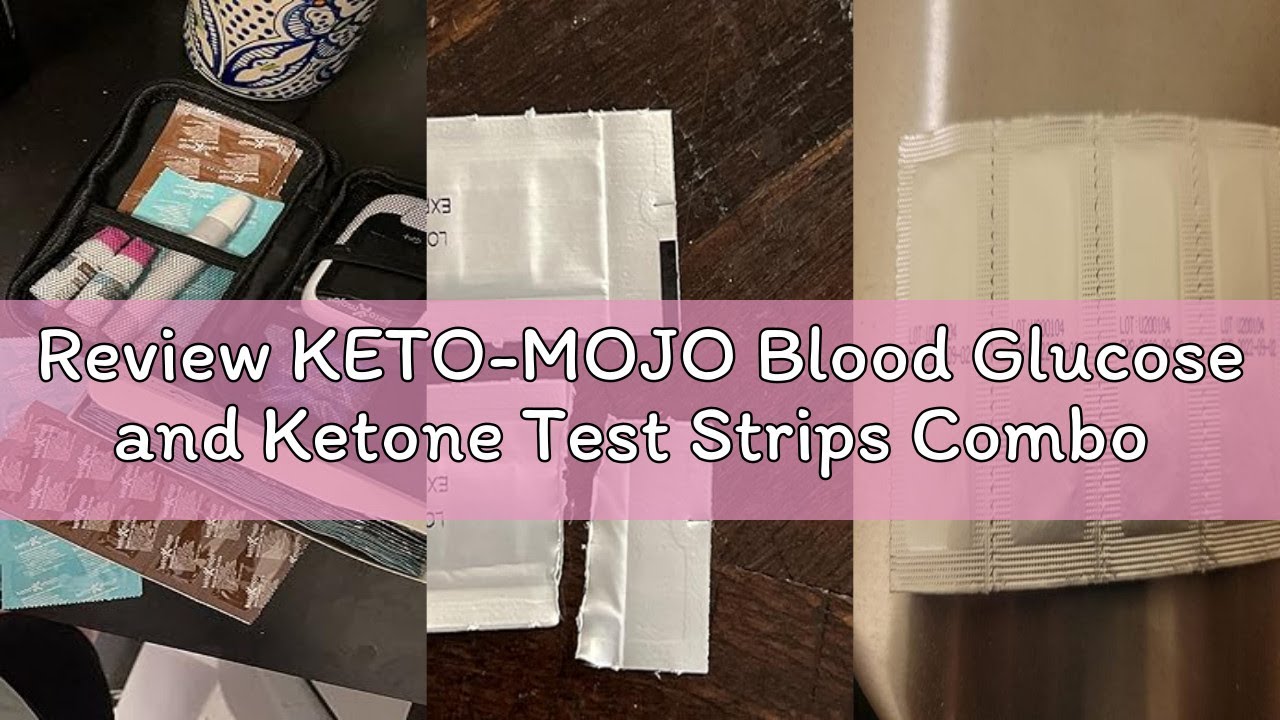 Review KETO-MOJO Blood Glucose and Ketone Test Strips Combo Pack | 60 Glucose + 60 Ketone Strips (12