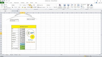 Vertical Curve in Excel