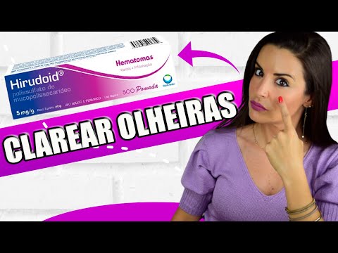 Como usar HIRUDOID para clarear olheiras e manchas | Baratinho de farmácia