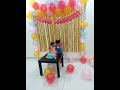 Birthday celebration, Fun with Reyanshi.