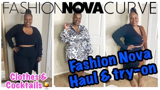 Fashion Nova Clothes And Cocktails 🍹 Haul &amp; Try-On