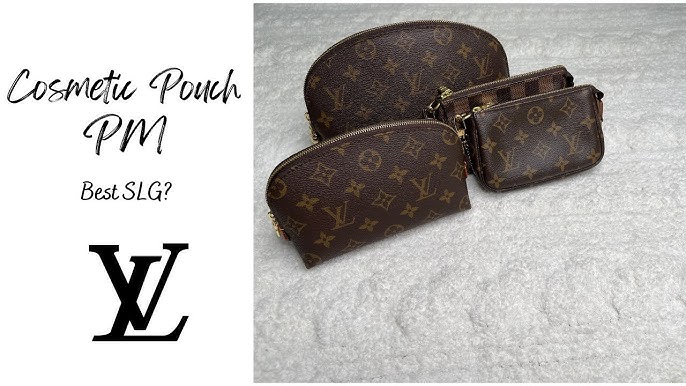 Louis Vuitton GM VS. PM Cosmetic Pouch/ Wear & Tear/What Fits?/ Worth it? 