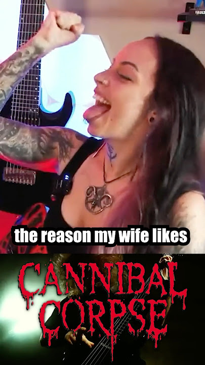 My wife LOVES CANNIBAL CORPSE #archspire #guitar #staytech #metal #cannibalcorpse #deathmetal