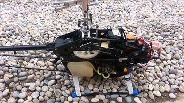 Collaudo motore t rex 700 nitro microbeast