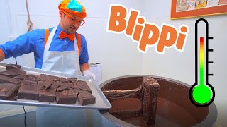 Learn Food For Kids | Blippi And The Chocolate Factory | Educational Videos For Children image