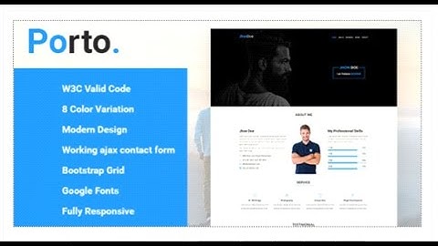 Porto - A solution to your portfolio | Themeforest Download