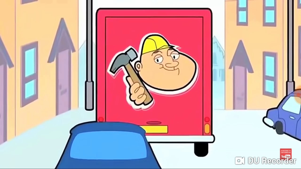 Ms bean cartoon new show with money taken out from ATM - YouTube