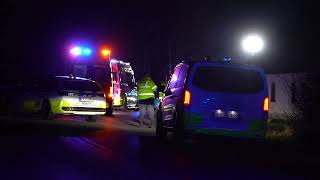 02.03.2026 Frontal sammenstød på landevej