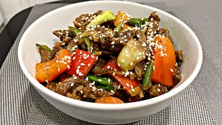 Как вкусно пожарить говядину / Говядина с овощами по-китайски