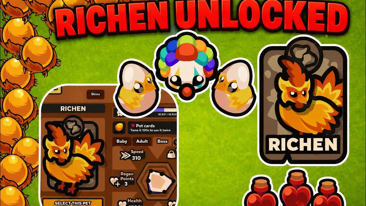 I UNLOCKED the END GAME TAMON [RICHEN] in TAMING.IO - YouTube