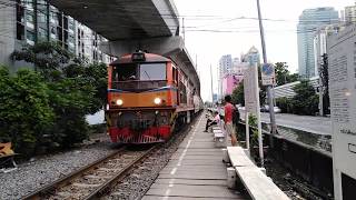 ขบวนรถชานเมืองที่ 372 - Alsthom 4131 -ป้ายหยุดรถอโศก - 15 ก.ย. 61