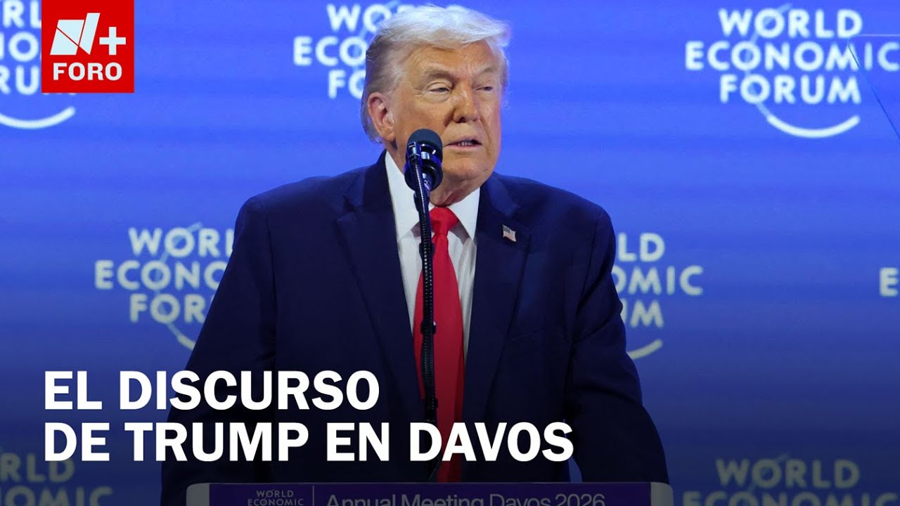 Mensaje de Donald Trump en el Foro Económico Mundial de Davos 2026 ...