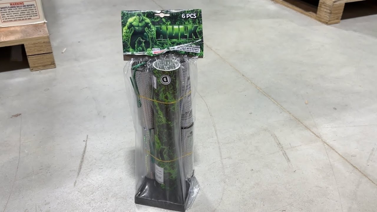 Pyro Pasture Demo: The Hulk 6" Shells