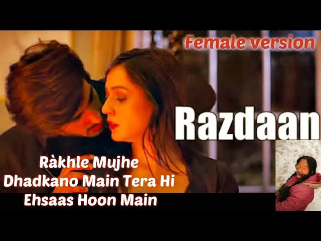 RAZDAAN-female Version|Romantic love song |Razdaan song |Jinda hoon ankhon main teri|#puja'srea