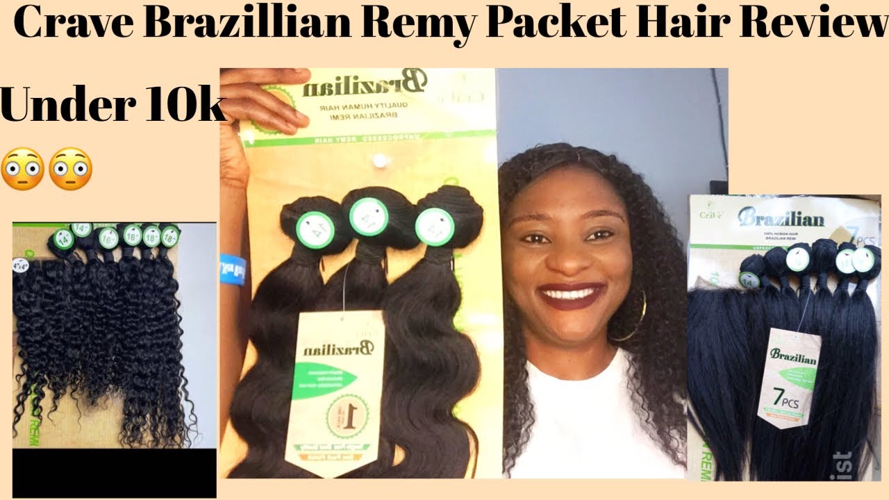 Packet Blend Hair Review Under 10K|Crave Brazillian Remy Packet Hair|Blend  Hair Like 100%Human Hair - Youtube