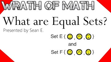What are Equal Sets?