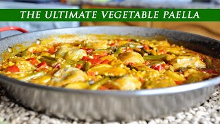 The ULTIMATE Spanish VEGETABLE PAELLA using Basic Pantry Staples