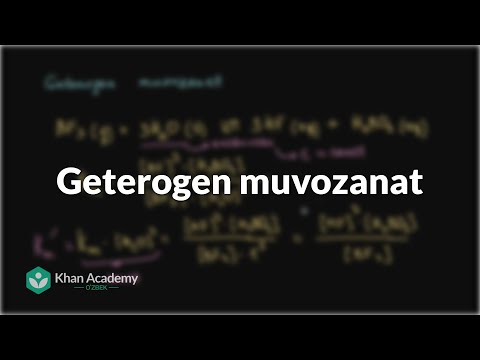 Geterogen muvozanat | Kimyoviy muvozanat | Kimyo