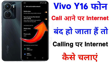 Vivo Y16 Calling Par Internet Kaise Chalaye ।। Vivo Y16 Call Par Net Kaise Chalaye