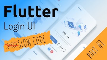 Flutter UI practice. Part 1. Sign up, login UI. Slow code with comments ;)