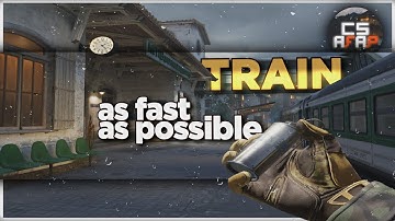 TRAIN in CS2 as fast as possible (Smokes, Flashes, Mollies) | CS2 afap