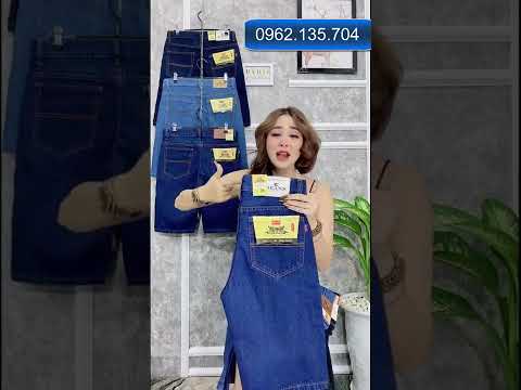 Video Quần sooc jeans nam ống suống | giá tại xưởng 99k - youtube